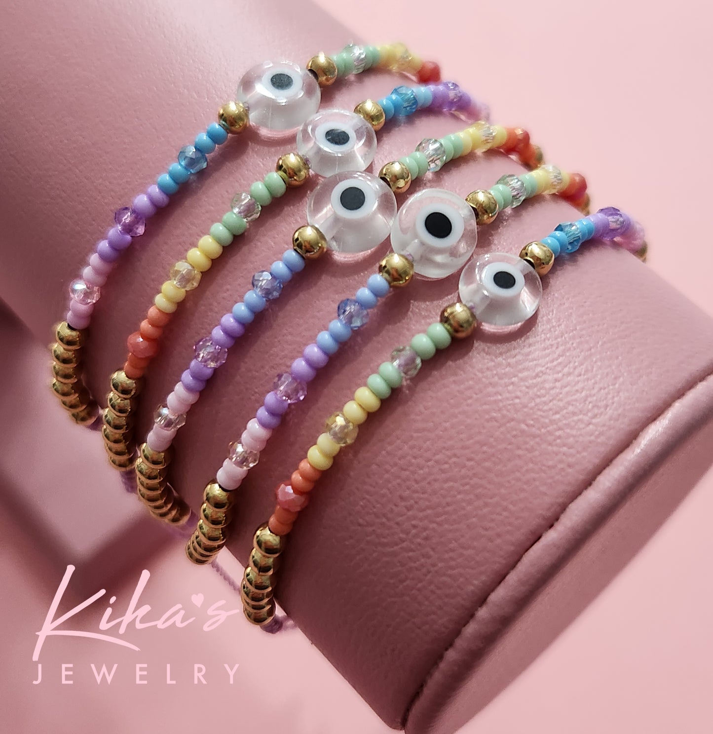 Clear Eye Pastel Thin Sting Bracelet
