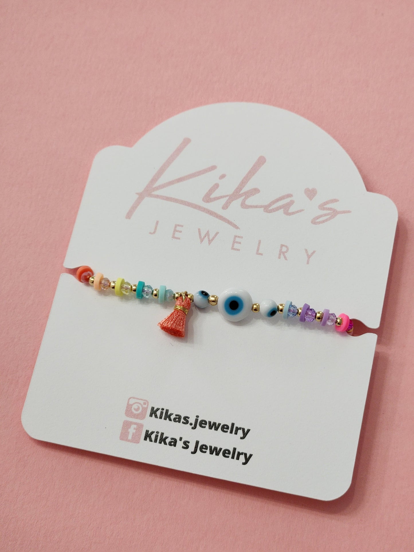Ojito Tassel Pastels Bracelet