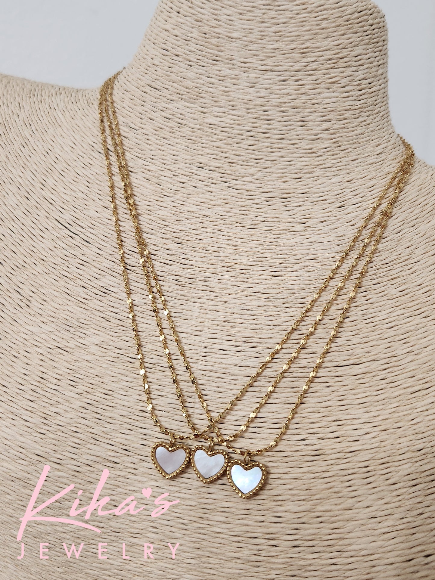 Small Shell Heart Necklace