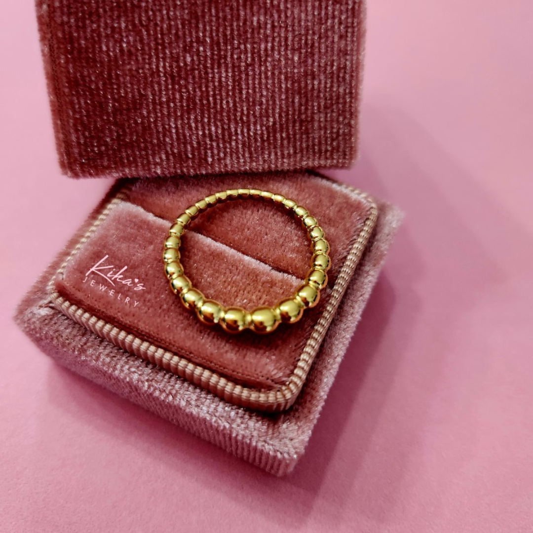 Gold Bead Ring