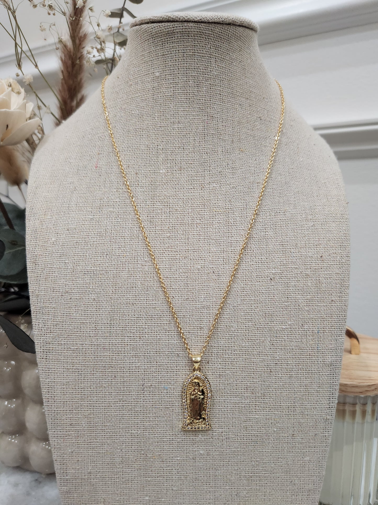 Virgencita Virgin Mary Necklace