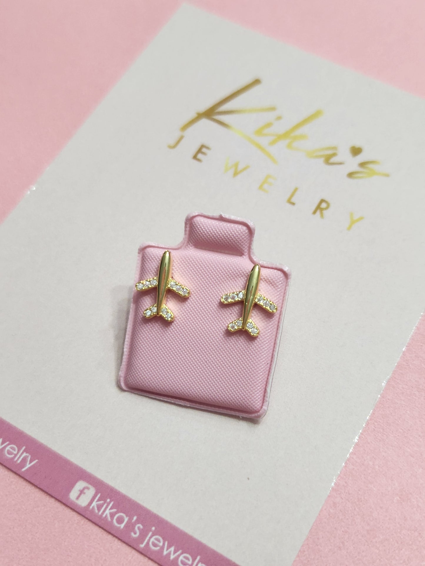 Airplane Studs Earrings