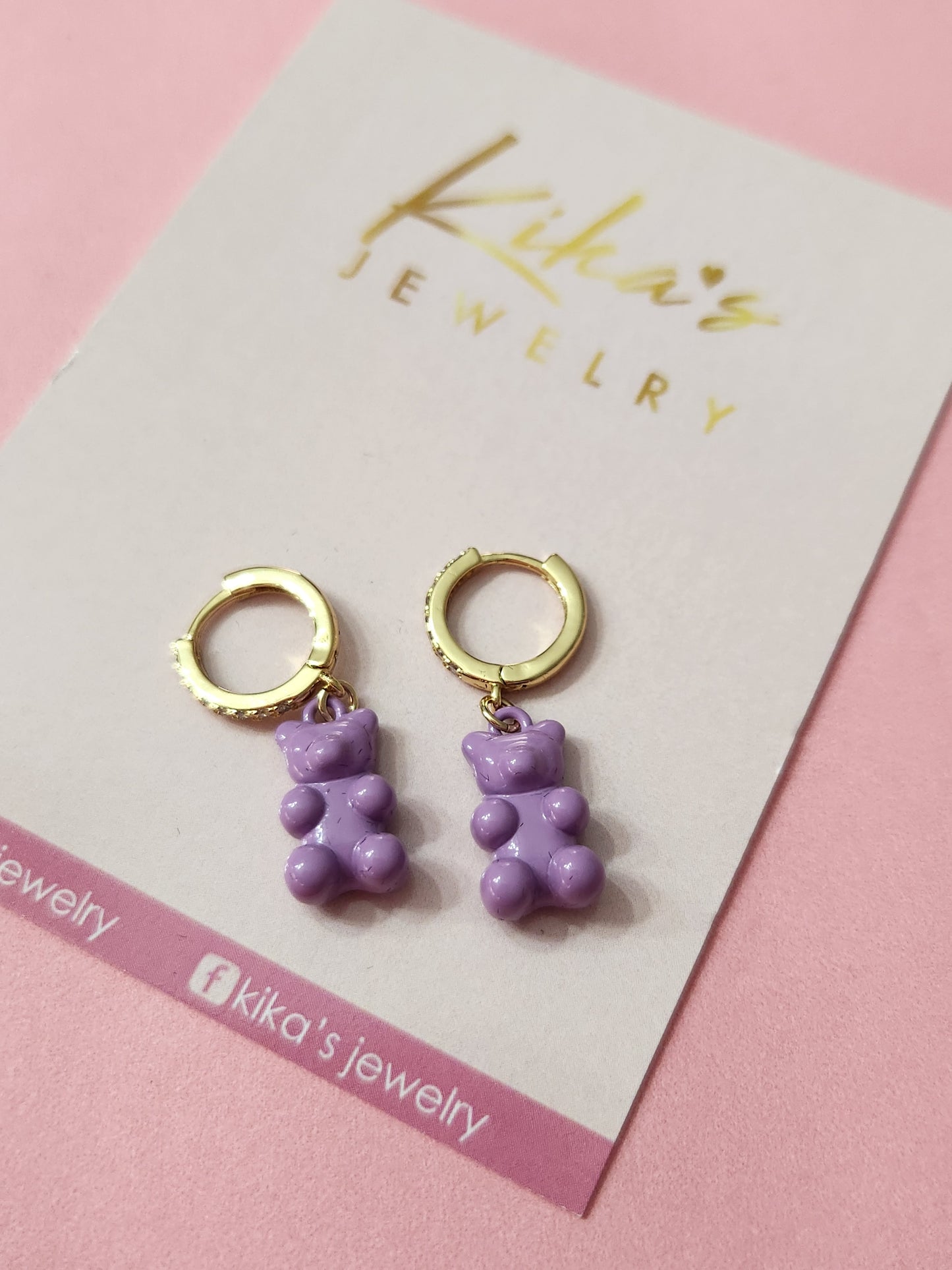 Gummy Bear Huggie Earrings
