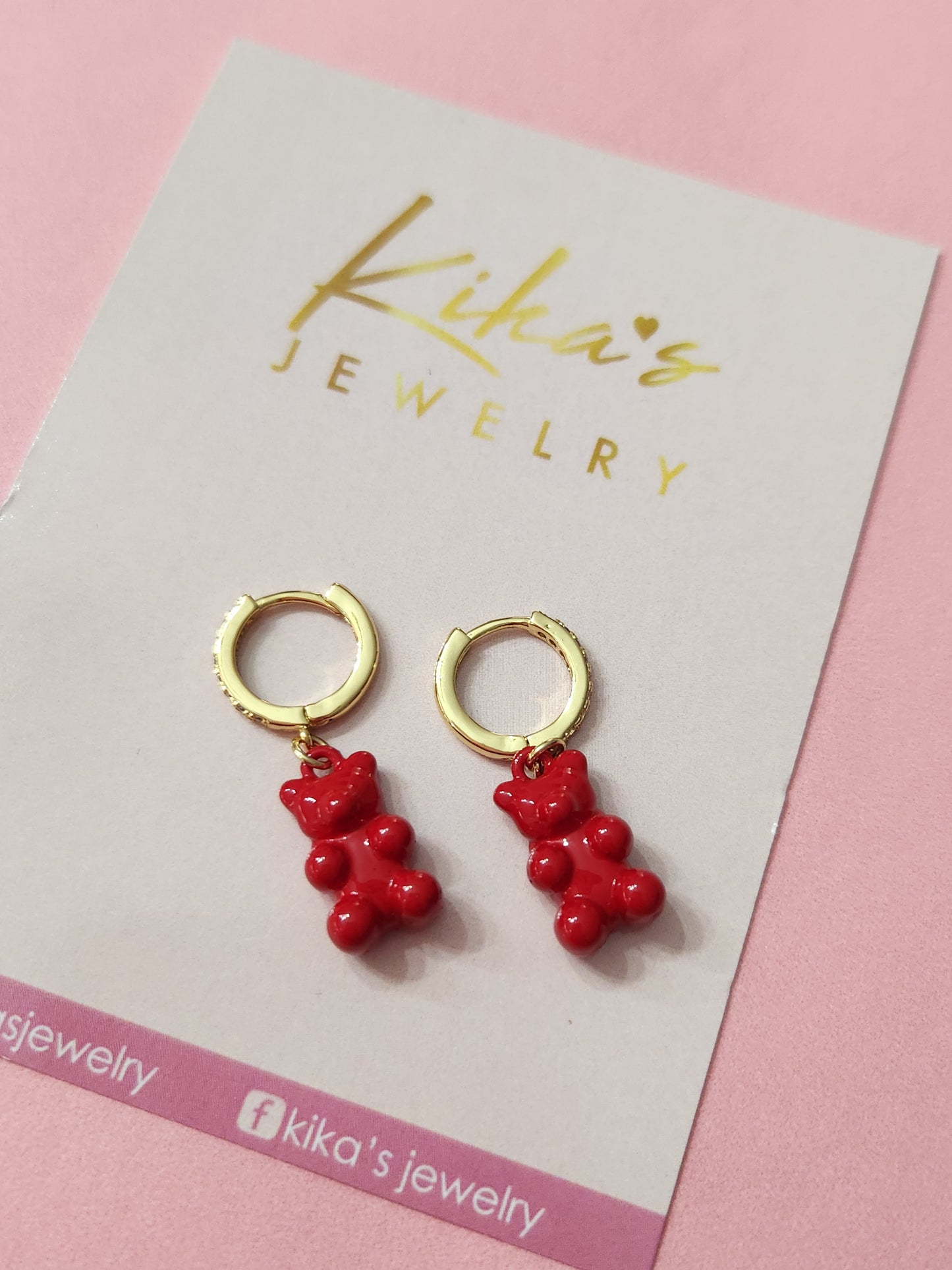Gummy Bear Huggie Earrings