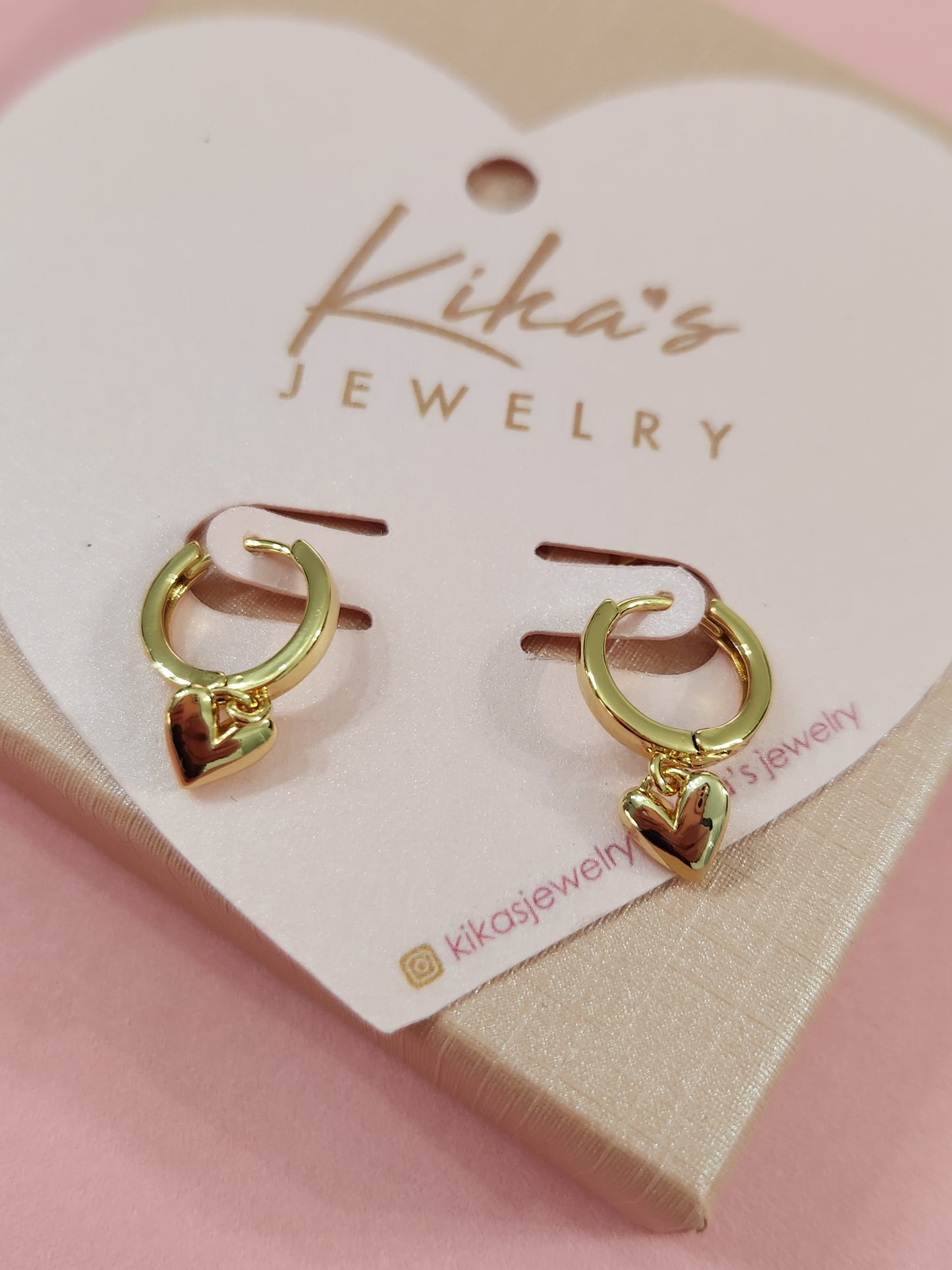 Heart Hoop Earrings