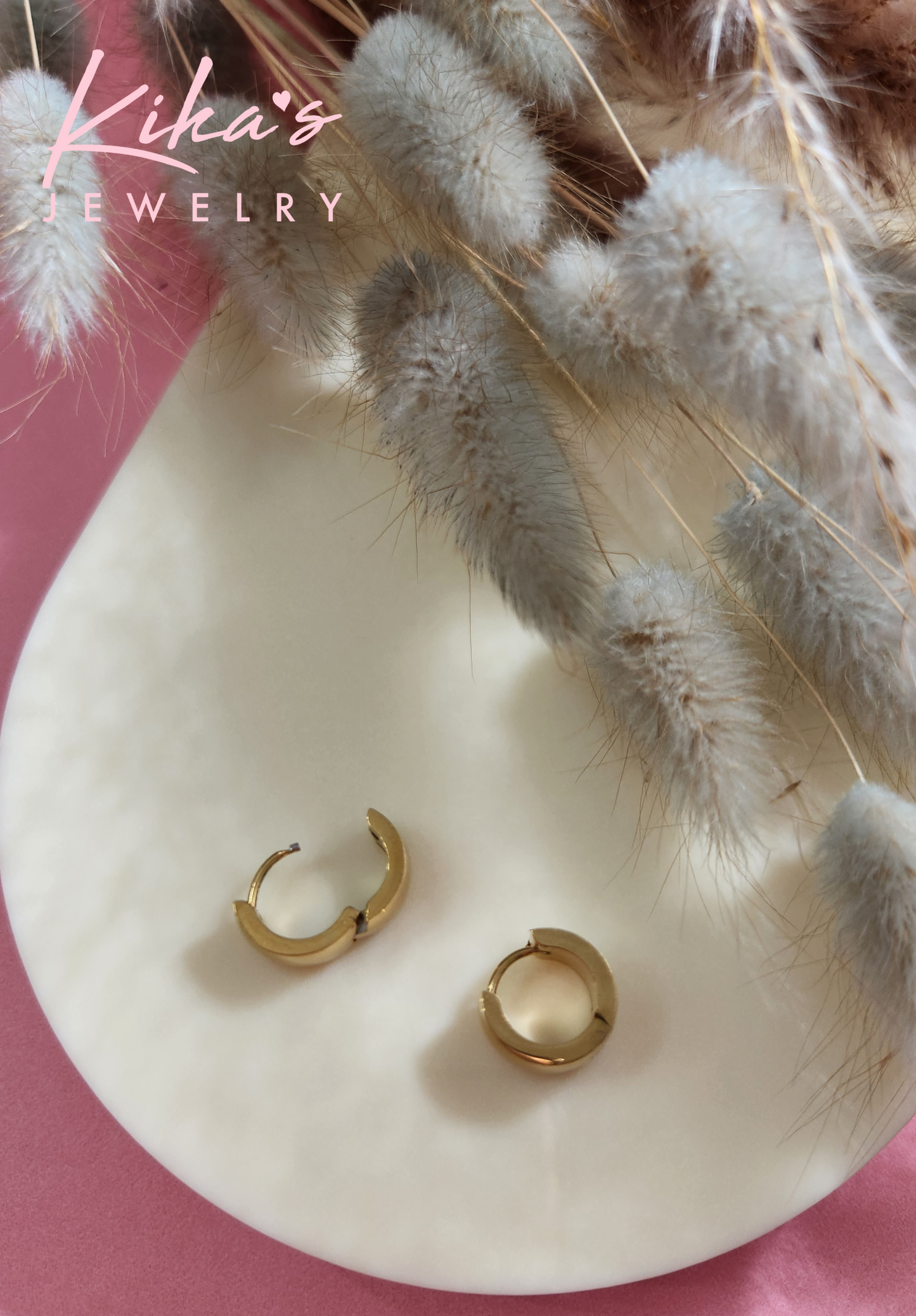 Mini Chunky Hoop Earrings
