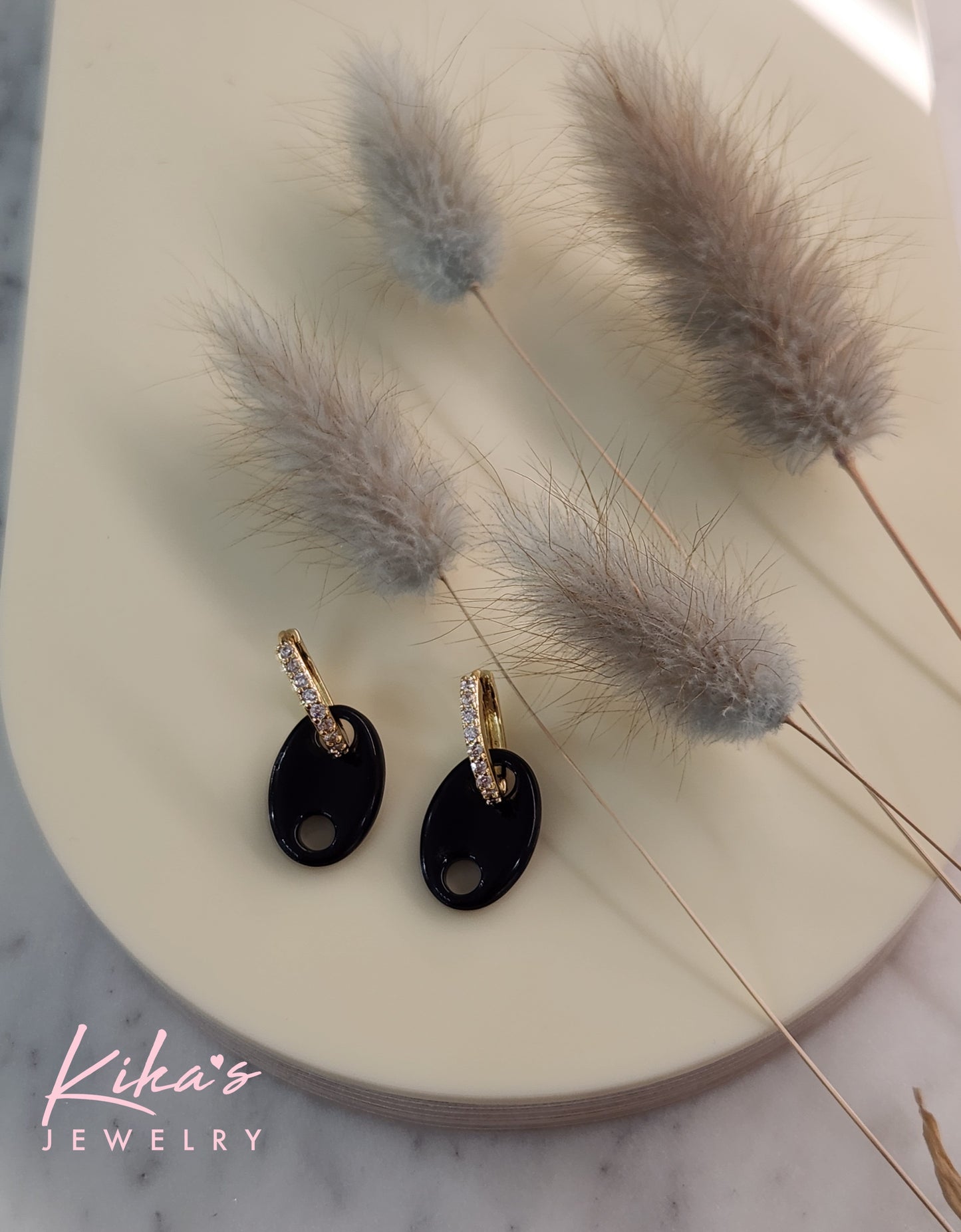 Bean Dangle Hoop
