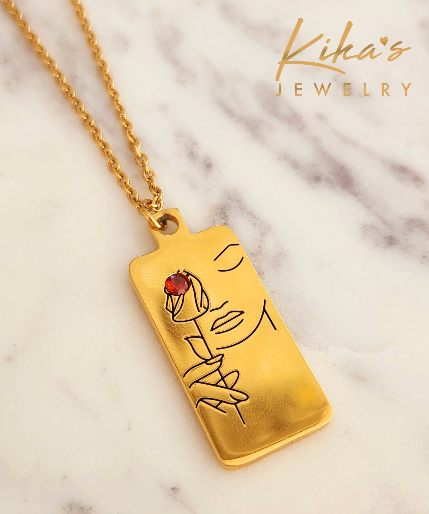 Rose Women Necklace