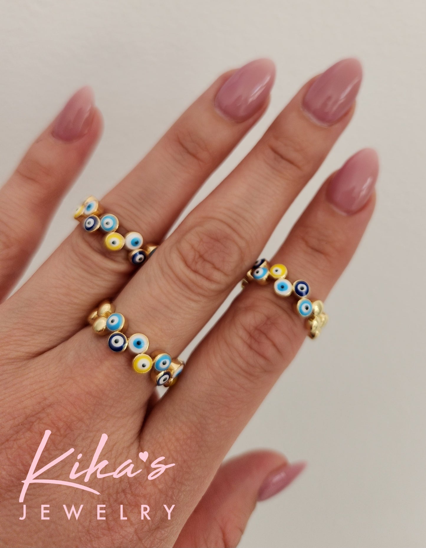 Lydiya Evil Eye Ring