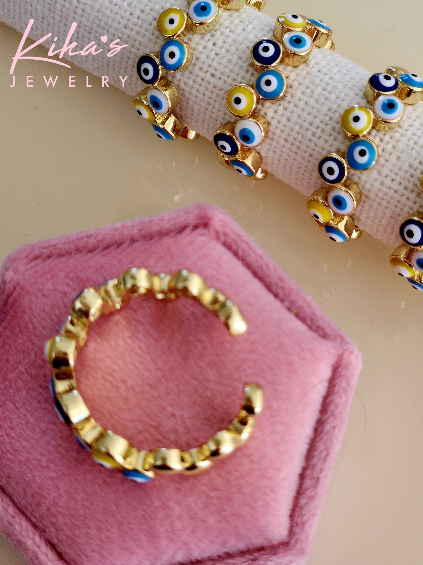 Lydiya Evil Eye Ring
