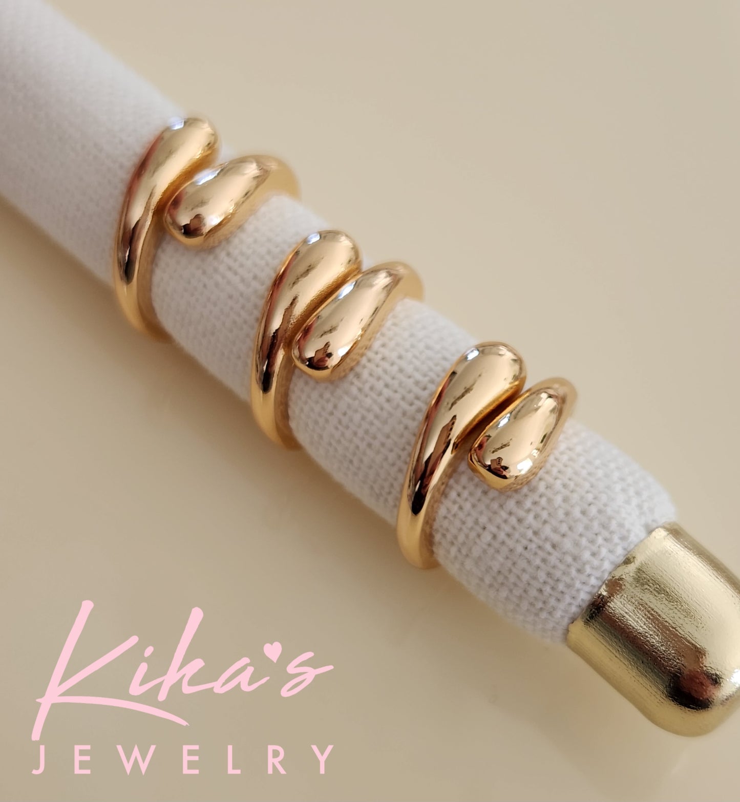 Crossed Wrapped Ring