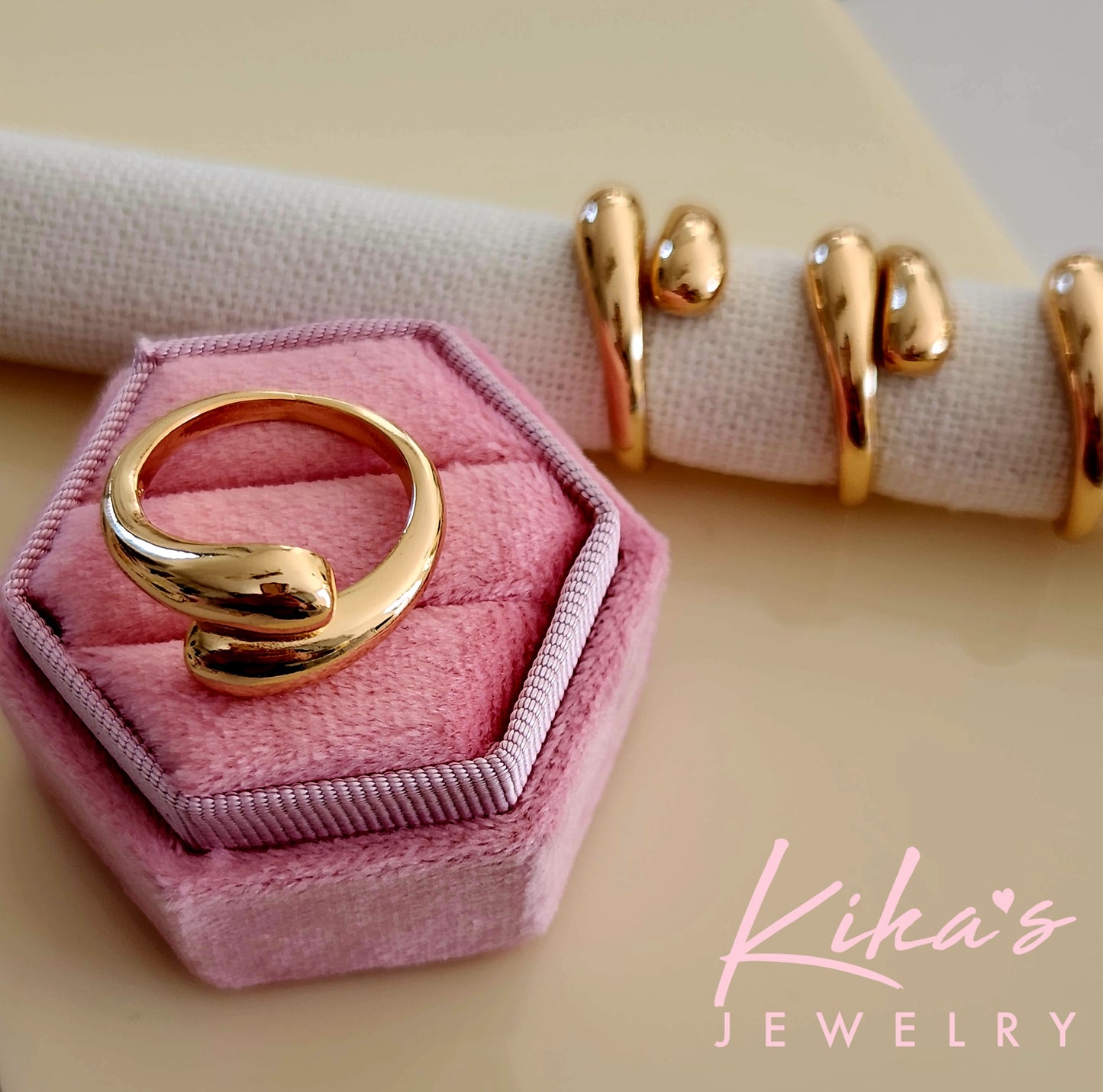 Crossed Wrapped Ring