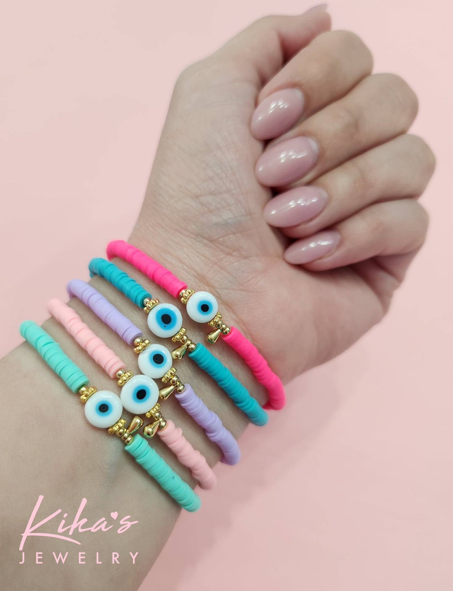 Clay Pastel Ojito Bracelet