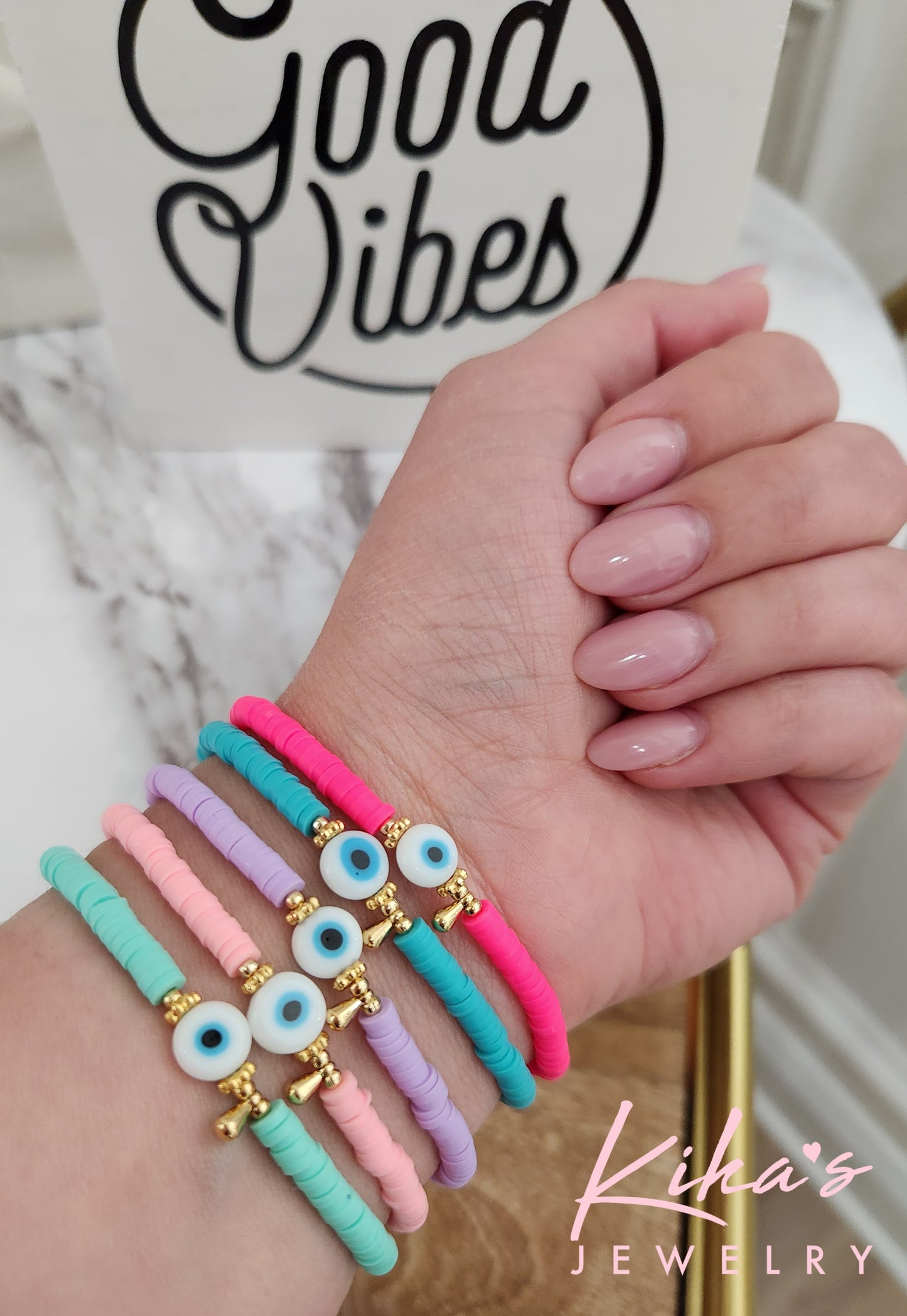 Clay Pastel Ojito Bracelet