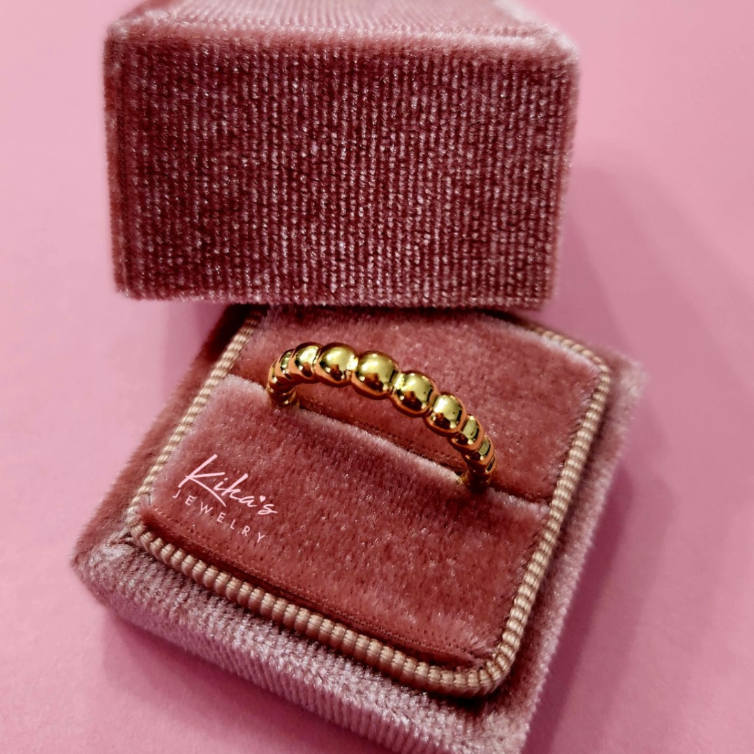 Gold Bead Ring