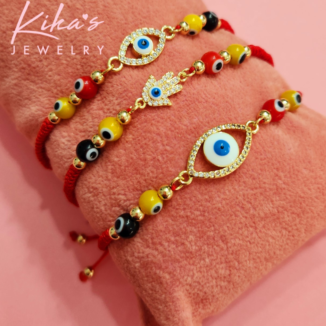 Evil Eye Red String Ojos Bracelet