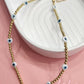 Ojitos Gold Beads Choker Necklace