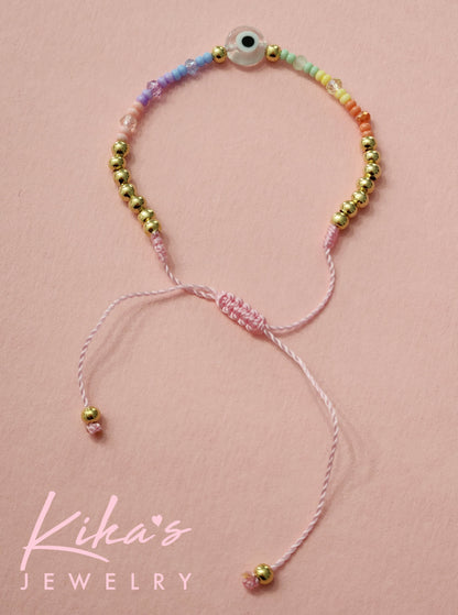 Clear Eye Pastel Thin Sting Bracelet