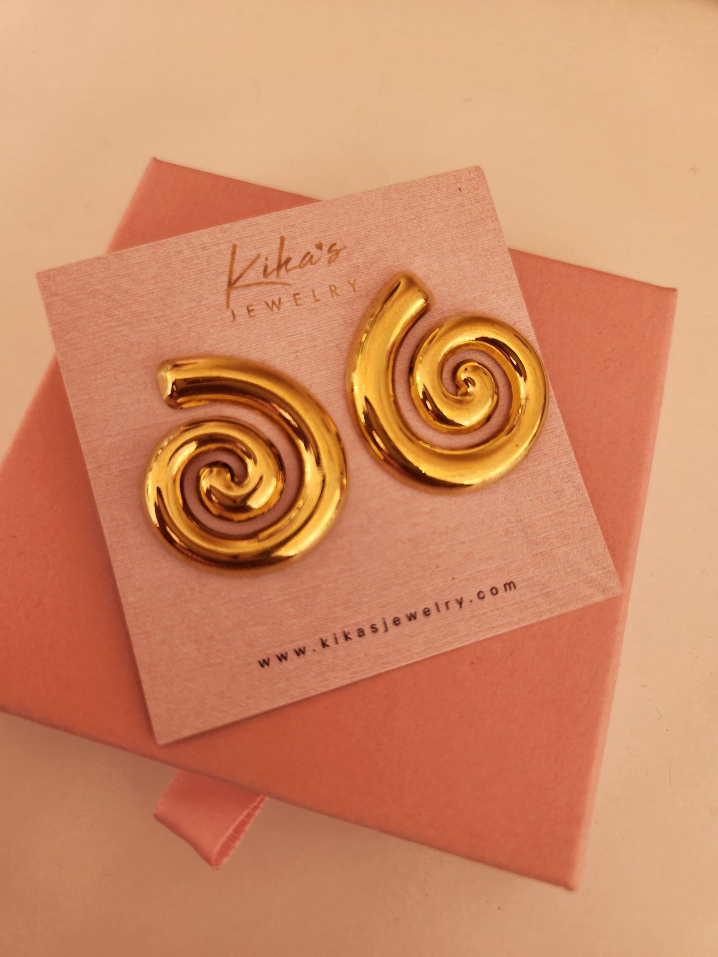 Spiral Earrings Studs