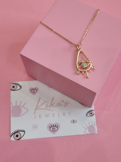 Evil Eye Tear Protection Necklace