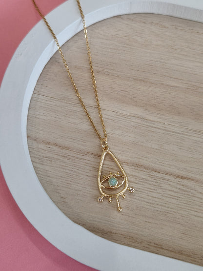 Evil Eye Tear Protection Necklace
