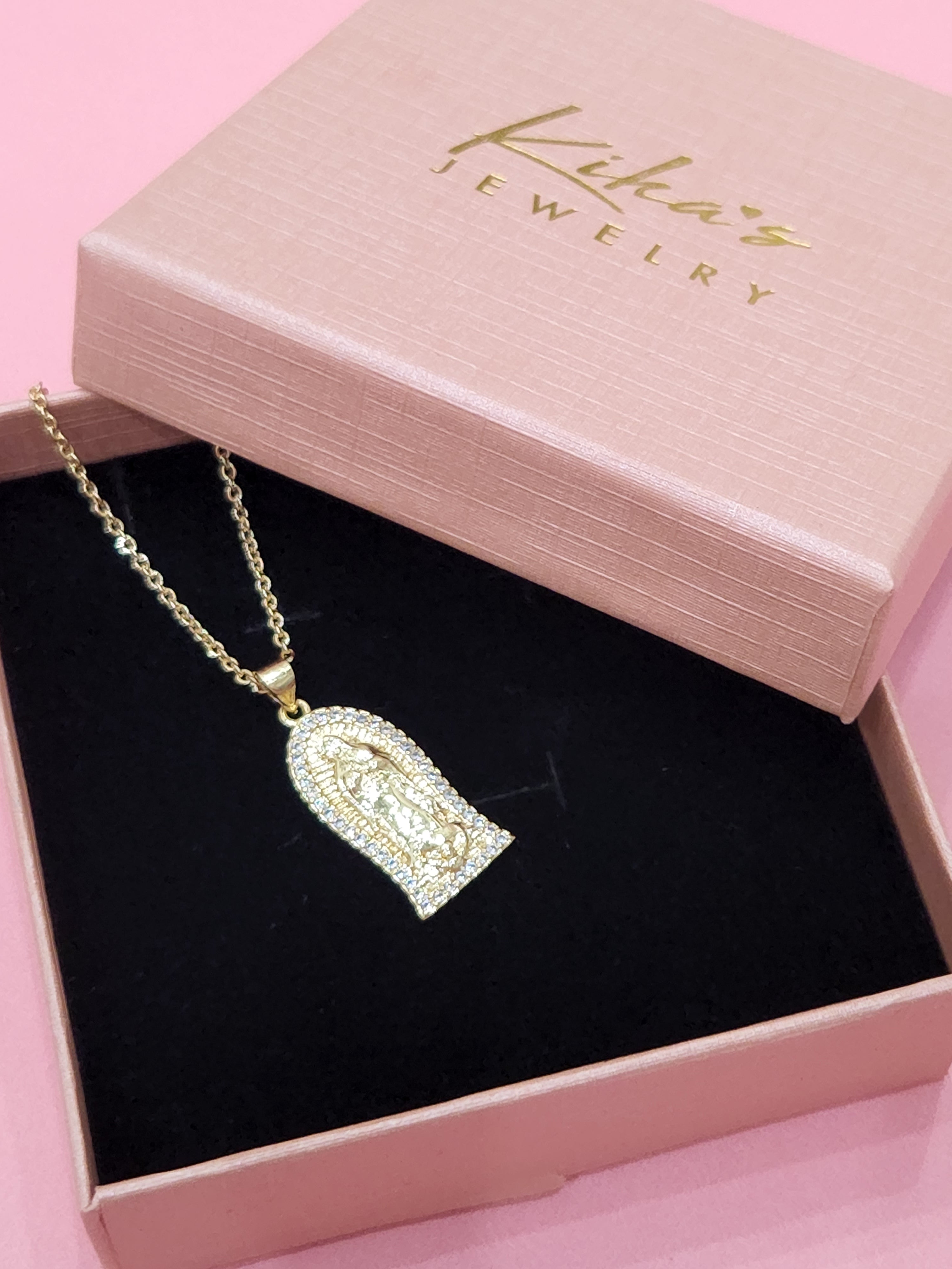 Diamond virgin deals mary necklace