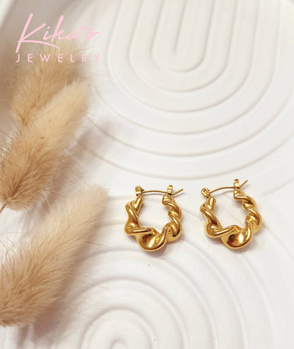 Lets Get Twisted Hoop Earrings