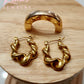 Lets Get Twisted Hoop Earrings
