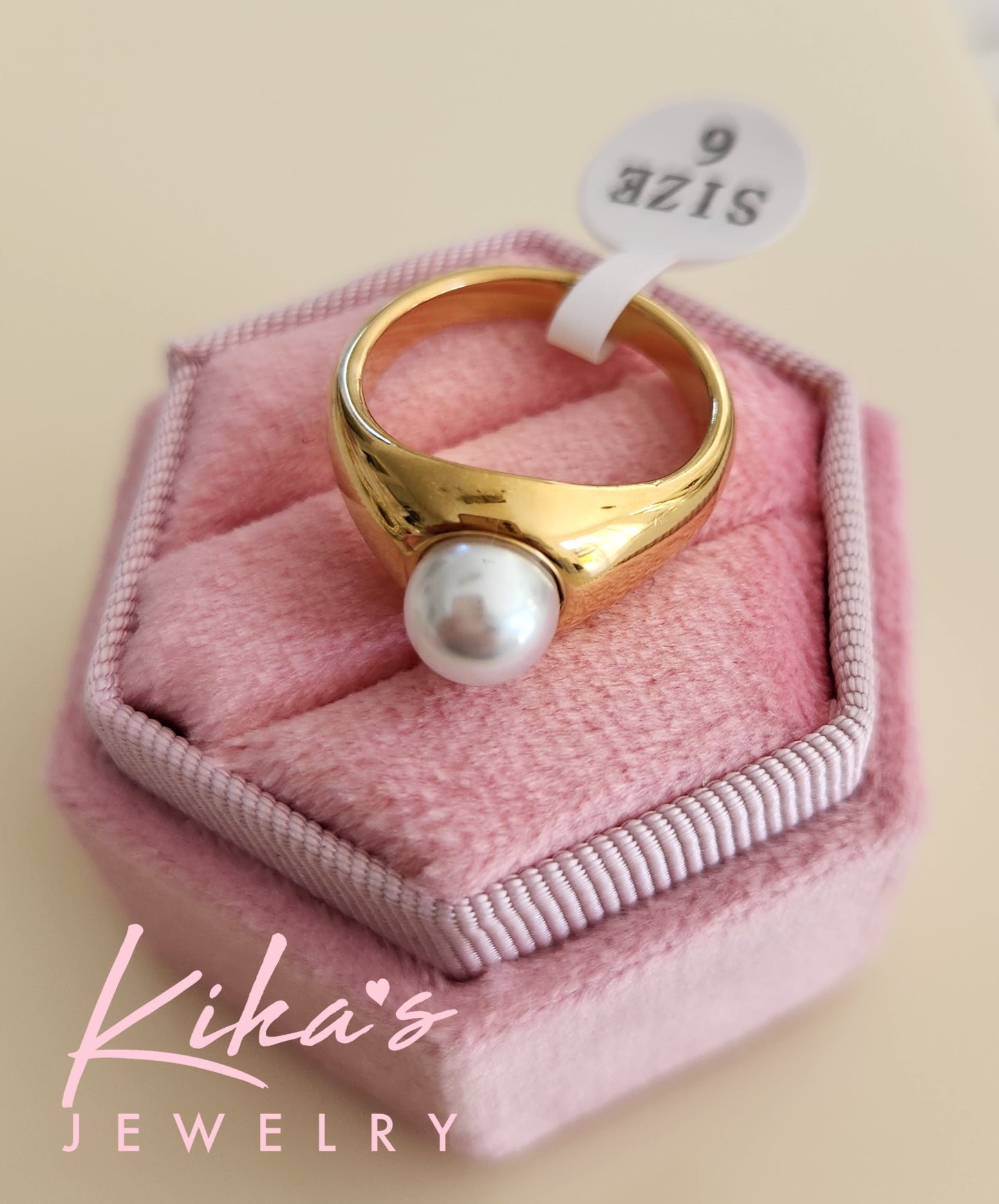 Chunky Pearl Ring