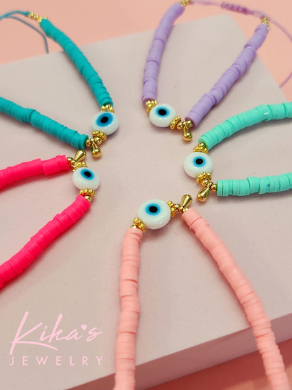 Clay Pastel Ojito Bracelet