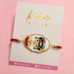 Frida Kahlo Inspired Oval Beaded Bracelet