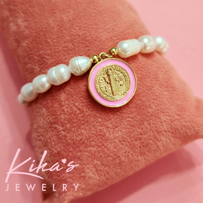Pink San Benito Pearl Bracelet