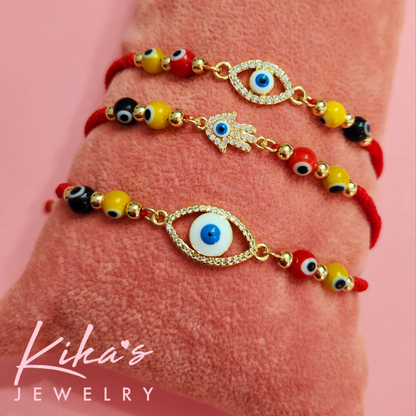 Evil Eye Red String Ojos Bracelet